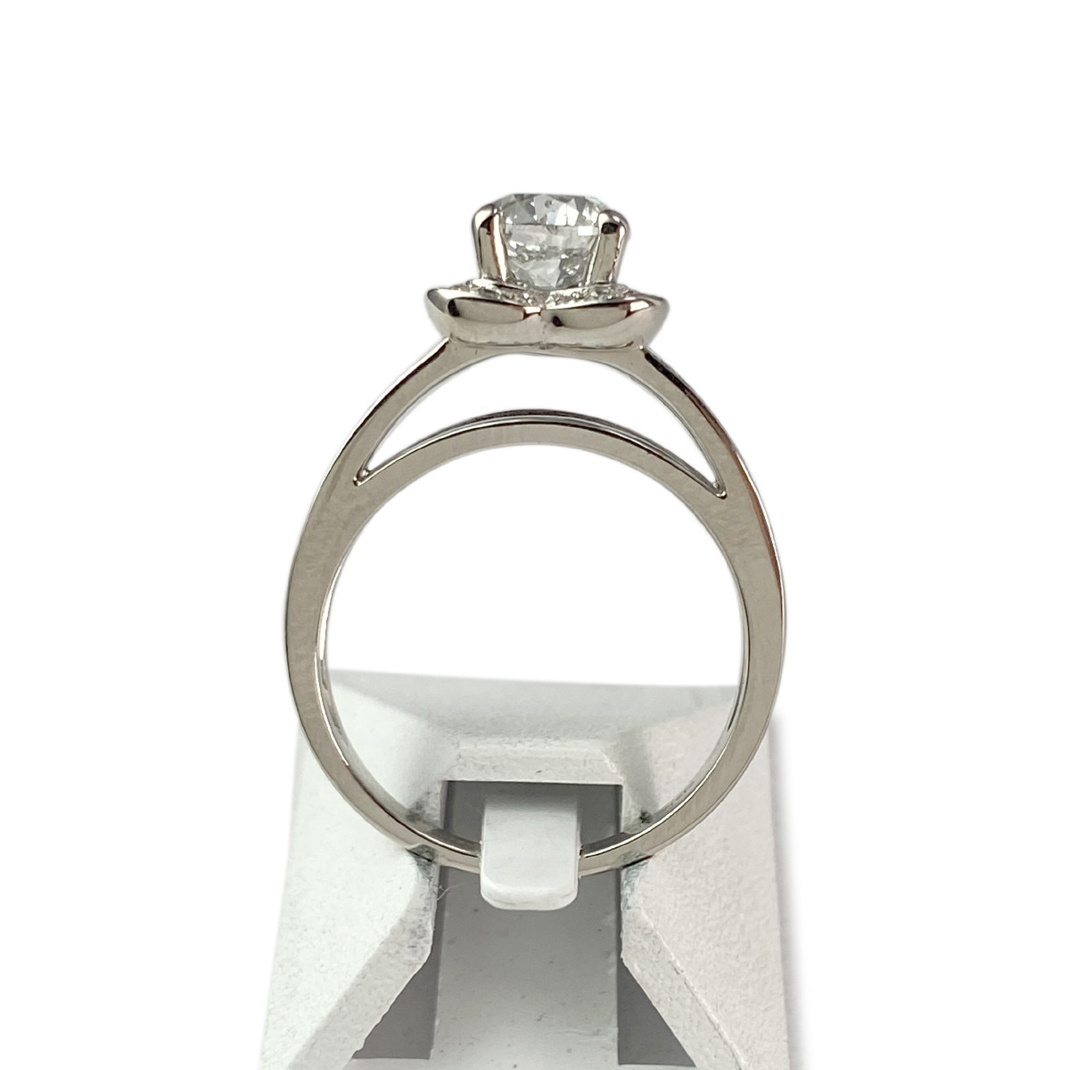 Bague mauboussin d'occasion or 750 blanc diamants - vue 3