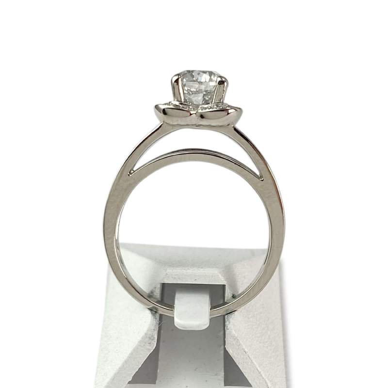 Bague mauboussin d'occasion or 750 blanc diamants - vue 3