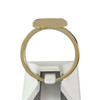 Bague d'occasion or 750 2 tons diamants - vue V3