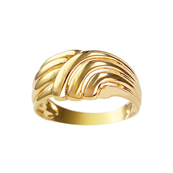 Tweedehands 750 geelgouden ring