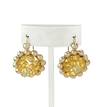 Boucles d'oreilles d'occasion or 750 jaune
