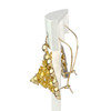 Boucles d'oreilles d'occasion or 750 jaune - vue V2