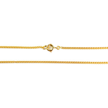 Chaîne d'occasion or 750 jaune maille gourmette 43,5 cm