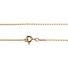 Collier d'occasion 2 ors 750 maille forçat diamants 45 cm - vue V3