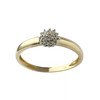Bague d'occasion 2 ors 750 diamants - vue V1