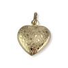Pendentif coeur d'occasion or 750 jaune - vue V2