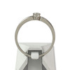 Solitaire d'occasion or 750 blanc diamant - vue V3