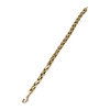 Bracelet d'occasion or 750 jaune maille festonnée 17 cm - vue V2