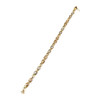 Bracelet d'occasion 3 ors 750 maille fantaisie 18 cm - vue V2