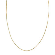 Chaîne d'occasion or 750 jaune maille forçat 51,5 cm