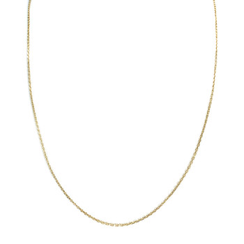 Chaîne d'occasion or 750 jaune maille forçat 51,5 cm