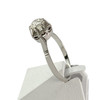 Solitaire d'occasion platine 950 diamant - vue V2