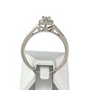 Bague d'occasion or 750 blanc diamants - vue V3