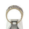 Bague d'occasion or 375 2 tons zirconias - vue V3