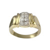 Bague d'occasion 2 ors 750 zirconias - vue V1