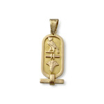 Pendentif d'occasion or 750 jaune motif égyptien - vue 1