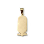 Pendentif d'occasion or 750 jaune motif égyptien - vue 2