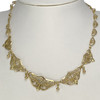 Collier d'occasion or 750 jaune maille filigrane 44,5 cm - vue V2