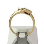 Bague d'occasion or 750 jaune diamants - vue 3