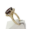 Bague d'occasion or 750 2 tons grenat - vue V2