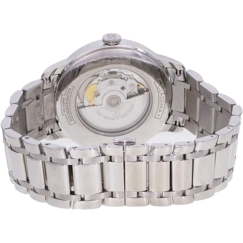 Montre d'occasion BAUME ET MERCIER Classima homme automatique bracelet acier - vue 3