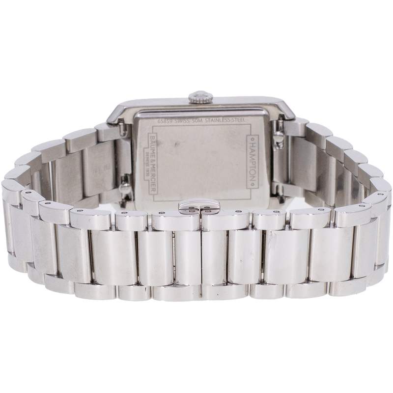 Montre d'occasion BAUME ET MERCIER Hampton femme quartz bracelet acier - vue 3