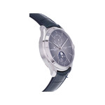 Montre d'occasion BAUME ET MERCIER Baumatic homme automatique bracelet cuir d'origine - vue 2