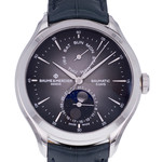 Montre d'occasion BAUME ET MERCIER Baumatic homme automatique bracelet cuir d'origine - vue D1