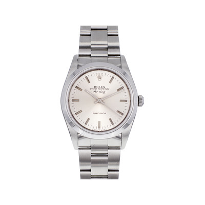 Montre d'occasion ROLEX Air King mixte automatique bracelet acier - vue 1