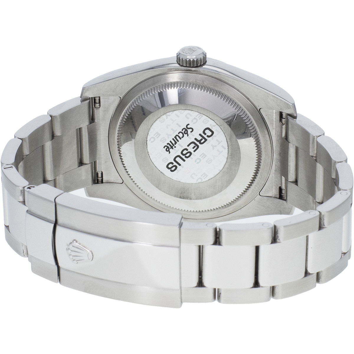 Montre d'occasion ROLEX DateJust homme mouvement automatique certifié (cosc) bracelet acier - vue 3