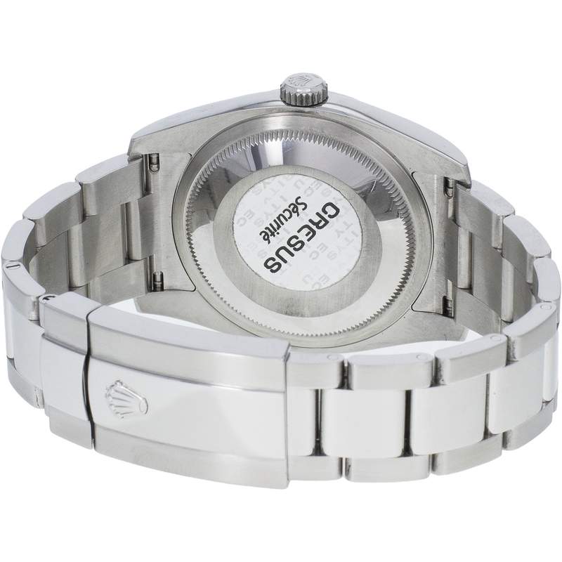 Montre d'occasion ROLEX DateJust homme mouvement automatique certifié (cosc) bracelet acier - vue 3