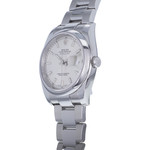 Montre d'occasion ROLEX DateJust homme mouvement automatique certifié (cosc) bracelet acier - vue D2