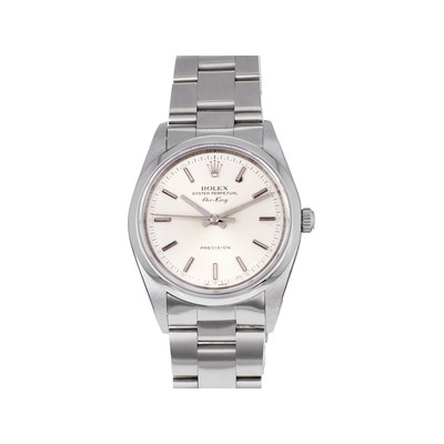 Montre d'occasion ROLEX Air King homme automatique bracelet acier