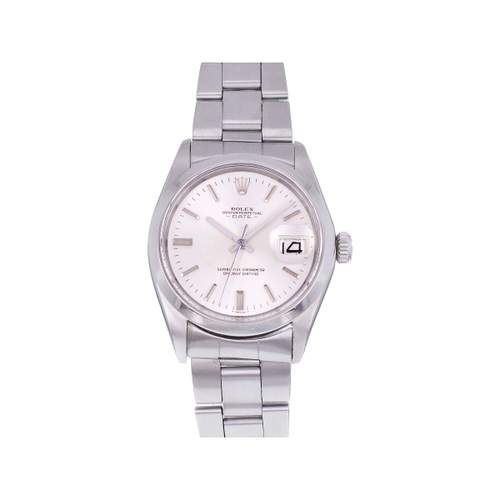 Montre d'occasion ROLEX Oyster Date mixte mouvement automatique certifié (cosc) bracelet acier