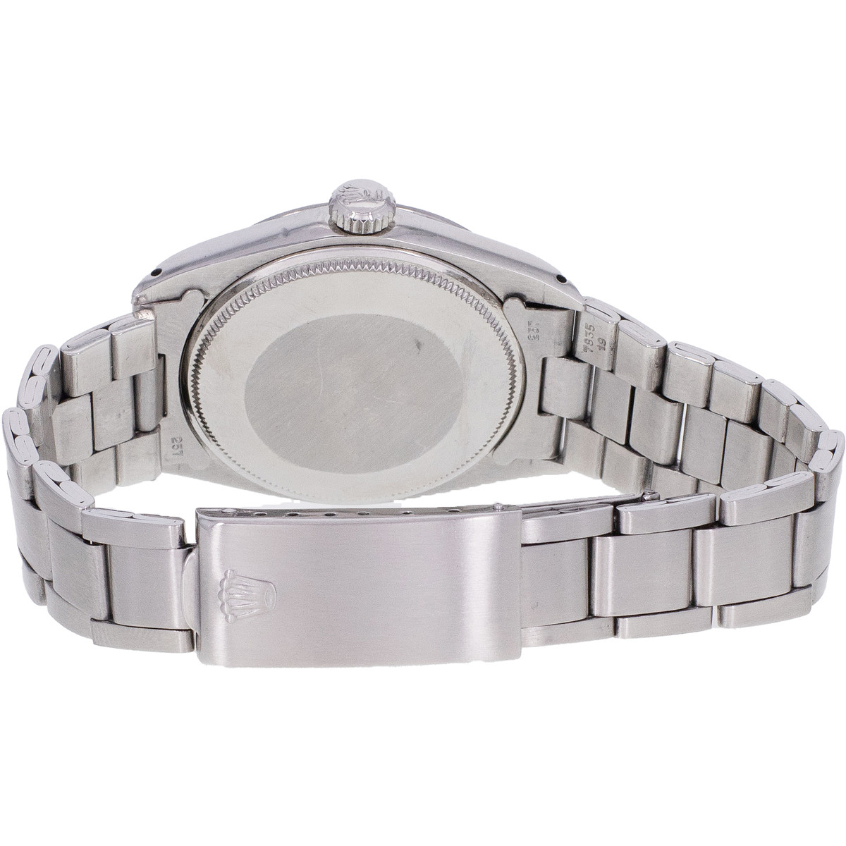 Montre d'occasion ROLEX Oyster Date mixte mouvement automatique certifié (cosc) bracelet acier - vue 3