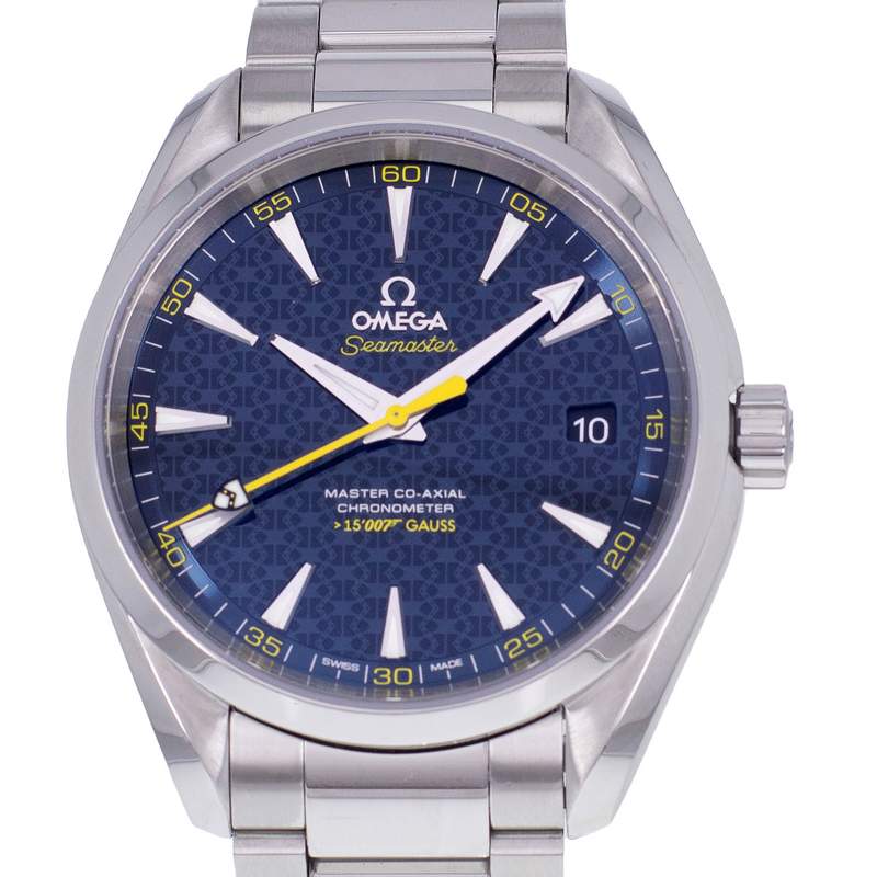 Montre d'occasion OMEGA Seamaster homme mouvement automatique certifié (cosc) bracelet acier - vue D1