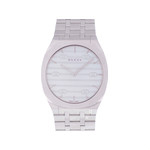 Montre d'occasion GUCCI 25H mixte quartz bracelet acier - vue 1