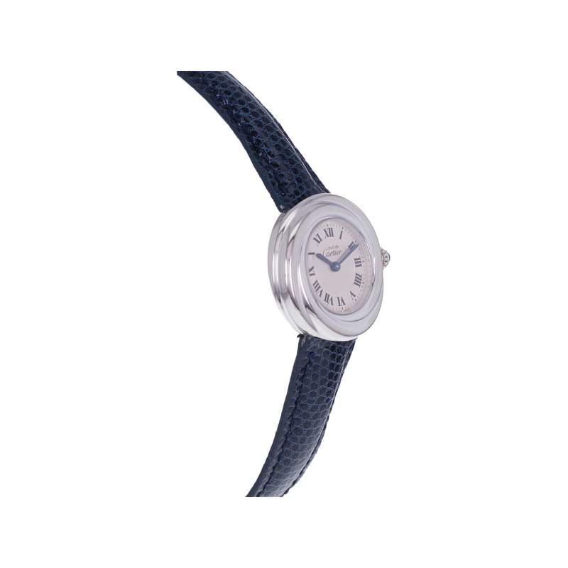 Montre d'occasion CARTIER Trinity femme quartz bracelet cuir cresus - vue 2