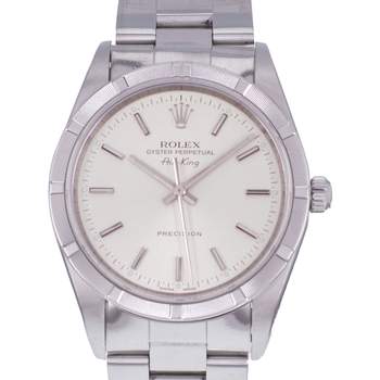 Montre d'occasion ROLEX Air King homme automatique bracelet acier