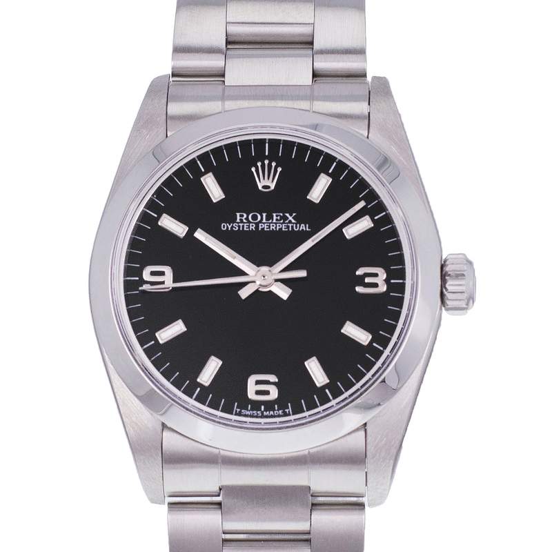 Montre d'occasion ROLEX Oyster Perpetual femme automatique bracelet acier - vue D1