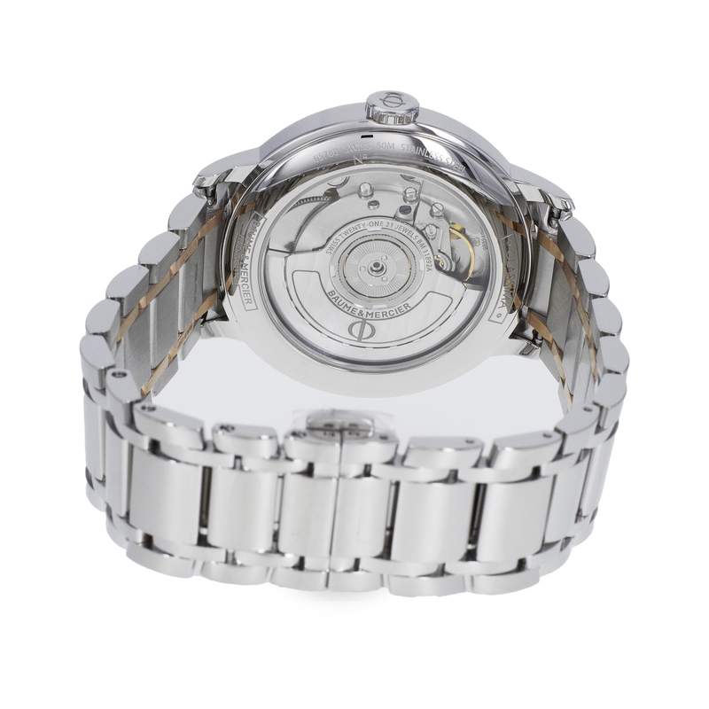 Montre d'occasion BAUME ET MERCIER Classima femme automatique bracelet acier et plaqué or - vue 3