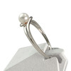 Bague d'occasion or 750 blanc perle de culture - vue V2