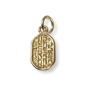 Pendentif d'occasion or 750 jaune scarabée