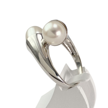 Bague d'occasion argent 925 perles de culture