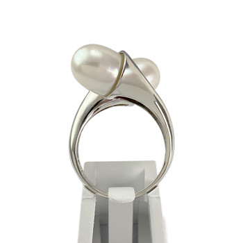 Bague d'occasion argent 925 perles de culture