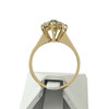 Bague d'occasion or 750 jaune émeraudes diamants - vue V3