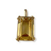 Pendentif d'occasion or 750 jaune citrine - vue V1