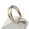 Bague d'occasion 2 ors 750 diamants - vue V2