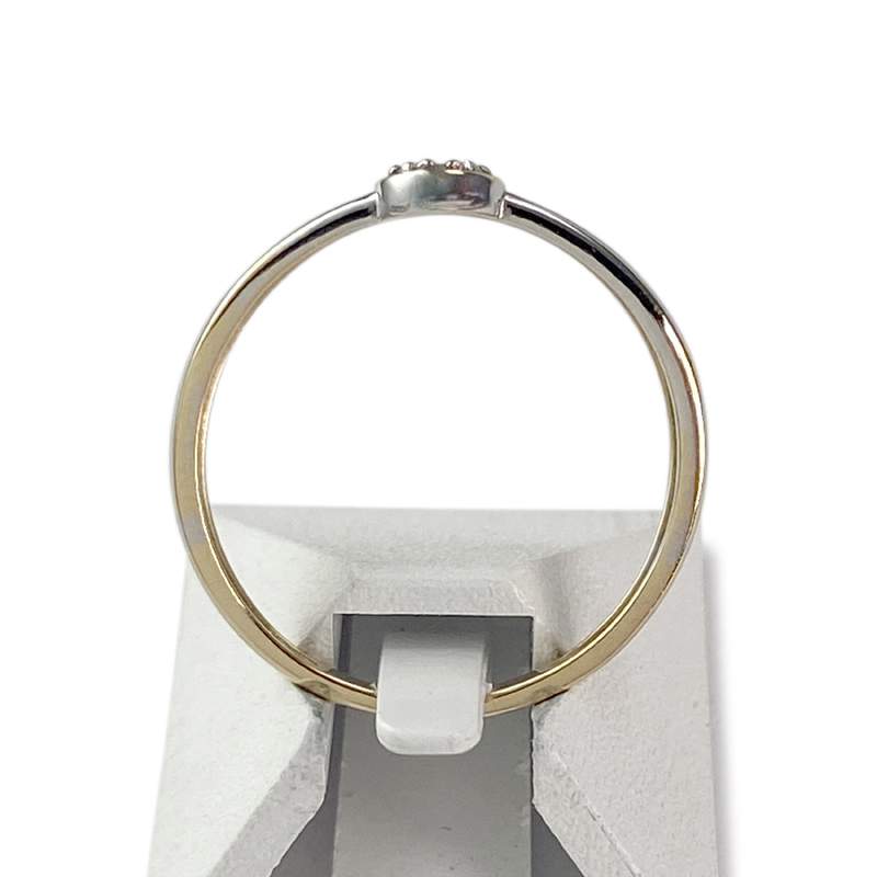 Bague d'occasion 2 ors 750 diamants - vue 3
