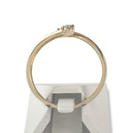 Bague d'occasion or 750 jaune diamants - vue 3